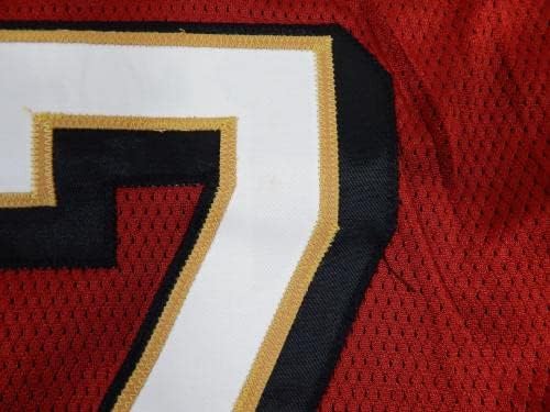 2008 San Francisco 49ers Drew Olson 7 Jogo emitido Red Jersey 44 DP23818 - jogo da faculdade usou camisas