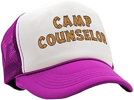 The Goozler - Conselheiro do acampamento - Guia do deserto da natureza - Turista - Vintage Retro Style Trucker Cap Hat Hat