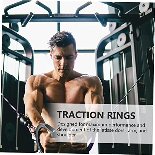 Toddmomy Traction Rock Rockhounding Máquinas de ginástica para ferramentas domésticas em casa Fitness Ring Swing Swittion Força
