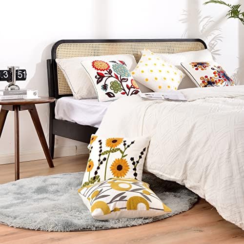 Conjunto de Sioloc de 2 tampas decorativas de travesseiro de travesseiro de travesseiro macio de almofada de almofada de