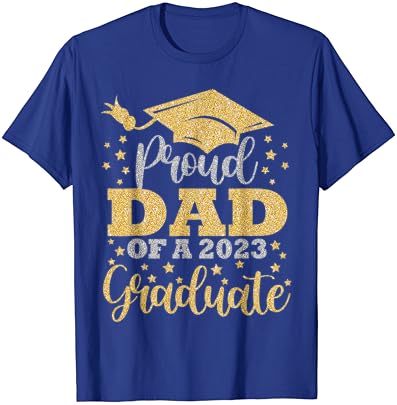 Pai orgulhoso de uma turma de 2023 pós-graduação 23 T-shirt de formatura