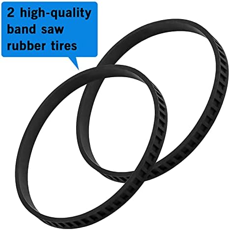 650721-00 pneus de borracha de serra de banda, para banda de dewalt serra pneus peças de reposição 65072100, dwm120, dw328k,