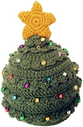 Galpada Kids Papai Noel Hat chapéu de Natal Novidade Design de árvore de Natal Capéu de malha Capas de festa de Natal para