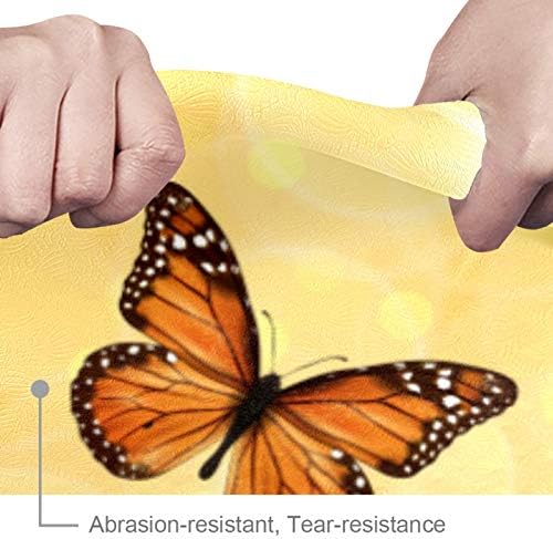 Butterfly não -rigoroso chong com mel de espessura sem deslizamento Exercício e fitness 1/4 de tapete de ioga para yoga pilates