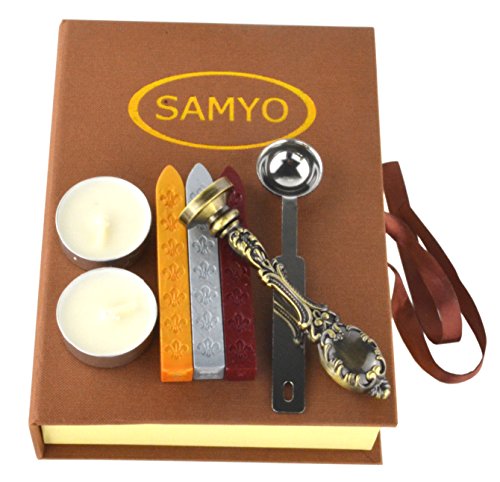 Samyo criativo fabricante de selos românticos clássico clássico de estilo antiquado de estilo bronze self self vedação selfing vintage