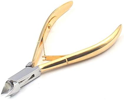 5 Gold Cutticle Manicure Cutter Nippers Clipper Aço inoxidável por G.S Online Store