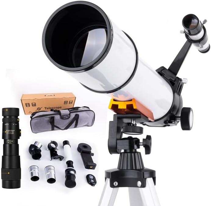 Telescópios adultos de SGrow Telescópio portátil 10x30 para adultos e crianças, lentes de vidro óptico para excelente