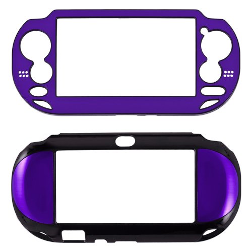 CE Compass Purple Purple Metallic Faceplate Protective Case Caso para PlayStation PS Vita