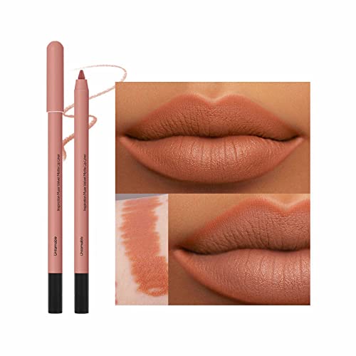 Lápis de Eyeliner HMDABD para Lipstick Lipstic Lip Lip Lip Lip Silk Gloss Makeup Lipliner Pen de Lipos Lips Sexy Torno Lip
