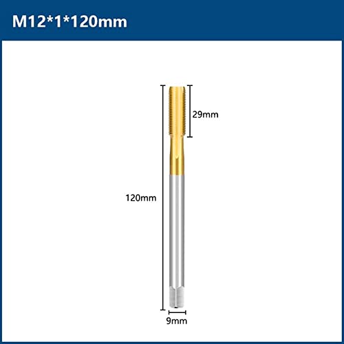Pikis parafuso Torneira Drill m2-m12 Torne de toque de flauta reta 90-150 Máquina métrica de comprimento Torneira para ferramentas