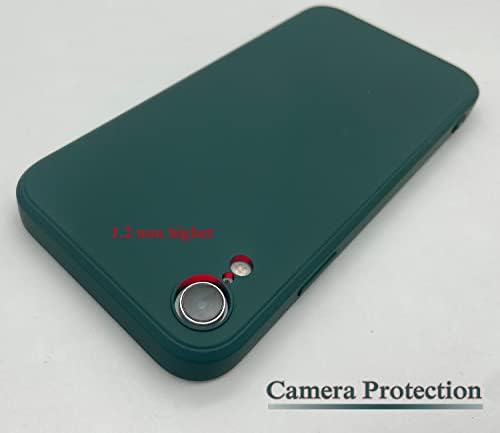 Mbestor Compatível com a caixa de silicone iPhone XR, capa de proteção à prova de choque de silicone Ultra Slim para iPhone XR