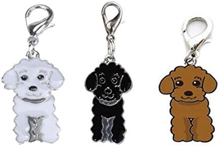 Mikey Store Dog Tag Disc Disco Pet Id Acessórios de esmalte Pingente de colar de colar branco