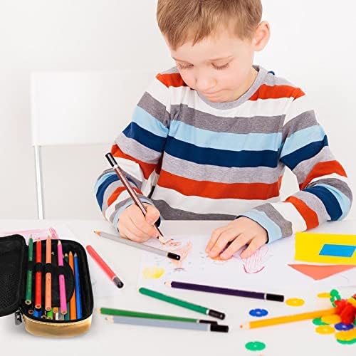 Escola Adamion Surpplies Pintura a óleo Pintura de gaivota Caixa de lápis de farol colorida bolsa de caneta colorida portátil