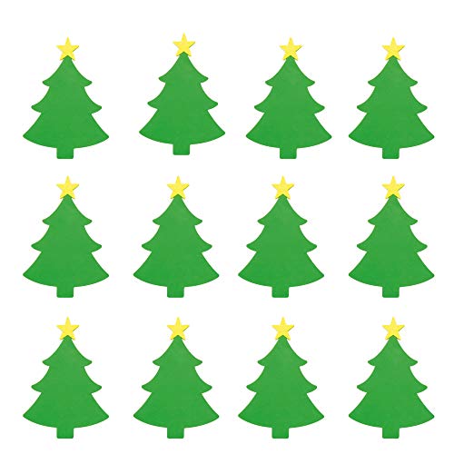 Baker Ross AW988 Espuma de Árvore de Natal em branco - pacote de 30, pacote de aula -, artes e ofícios festivos, artes de Natal