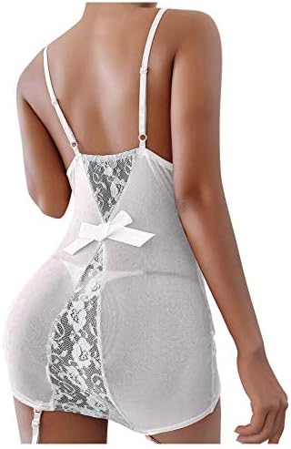 Lingerie de shorts de seda para mulheres conjunto de roupas íntimas de decote em vemas de tanga com garra feminino de palhetas