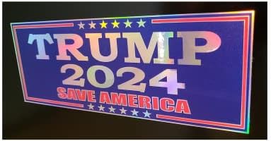 Trump 2024 Save America Bumper Stick Decal