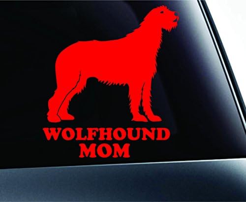 Irlanda Wolfhound Mom Dog Símbolo Decalque Decal