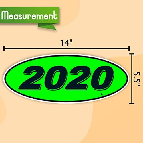 Versa Tags 2018 2019 2020 2021 2022 Modelo oval Ano de carros Adesivos de janela de carros com orgulho feitos nos EUA
