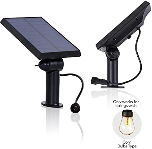 Brightech Ambience Pro Substituição Painel solar - Compatível com luzes de cordas externas com energia solar Brightech 1W -