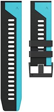 Inanir 26 22mm Redução rápida Bandeira da banda de relógios para Garmin Fenix ​​6x 6 Pro Watch EasyFit Wrist Band Strap para Garmin