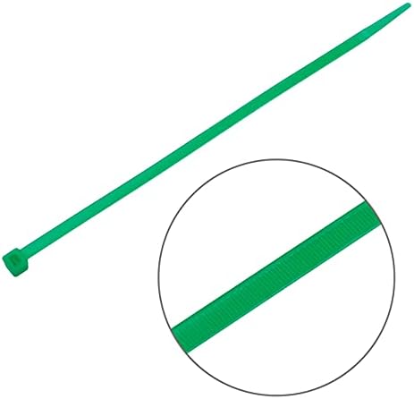 Baomain Plattic Nylon Cable Ties travando de 4 polegadas verde de 4 polegadas 2,5mm 3x100 pacote de 200