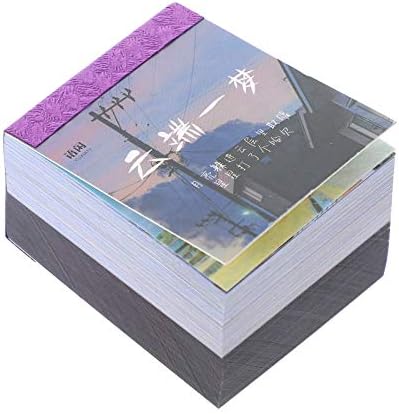 Didiseaon Scrapbook 400 Folha/livro Material papel Vintage Collage Washi Scrapbooking Pacotes de papel estética Padrech