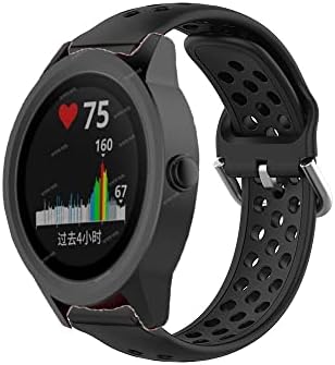 Sawidee 10 cores cinta respirável para Garmin Vivoactive 3 Forerunner 245 Smart Watch Strap Silicone Sport Sport Band Bracelet