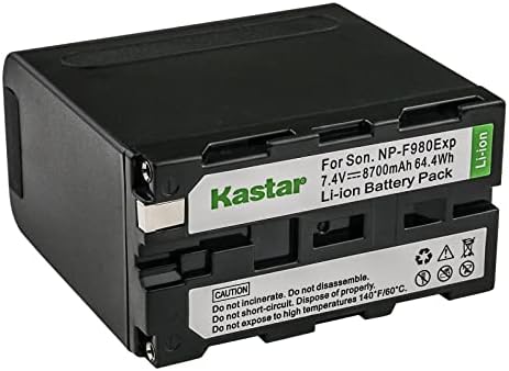 KASTAR 1-PACK NP-F980EXP e CH04 Dual Fast Charger Compatível com Sony CCD-TRT97 CCD-TRV101 CCD-TRV15 CCD-TRV16 CCD-TRV17