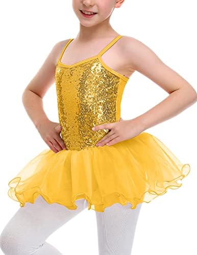 Vestido de balé de lantejoulas flypigs de lantejoulas de tiras brilhantes de tiras brilhantes bailarina bailarina