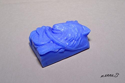 Wolf Silicone Mold Soap Cert Baste Clay
