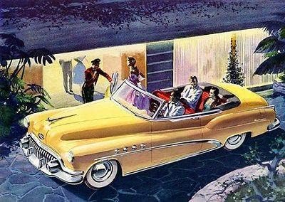 1952 Buick Roadmaster Convertible - ímã de publicidade promocional