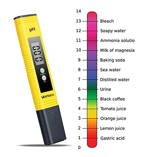 Medidor de pH/TDS digital, medidor de pH da água com design de ATC para piscinas de consumo doméstico spa e aquário