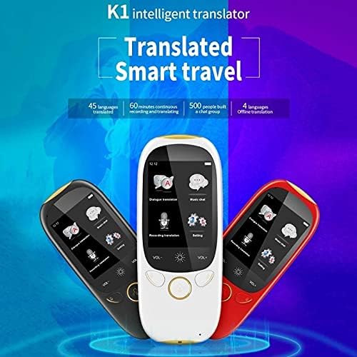ZCMEB K1 de 2,0 polegadas Translator de voz Smart Business Travel AI Tradução Máquina de tradução 512MB+4GB 45 Languages
