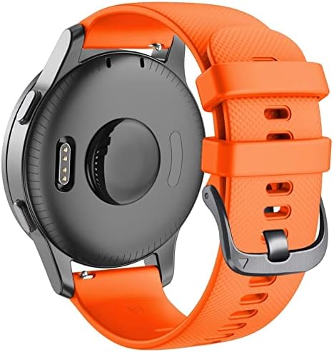 Bneguv 22mm Sport Silicone Watch Band Strap for Garmin Active/ Venu 2/ Vivoactive 4/ Forerunner 745 Pulseira de substituição
