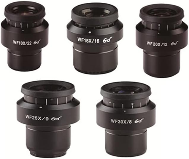 Acessórios para microscópio 30mm Ajustável WF10X WF15X, WF 20X WF25X, WF30X Microscópio de lente ocular lente da microscópio WF30x