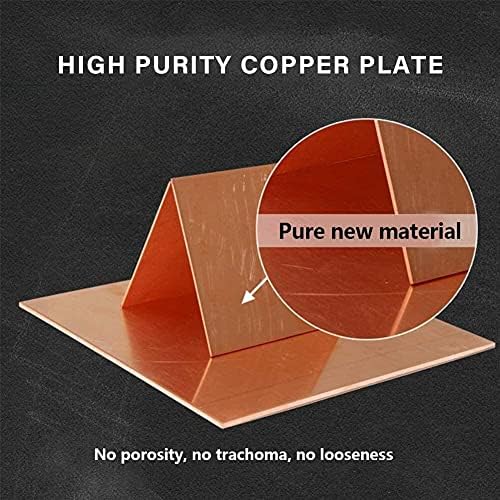Folha de cobre de metal Folha de cobre puro Folha de cobre Metal 99,9% Placa de papel alumínio Cu pura amplamente utilizada