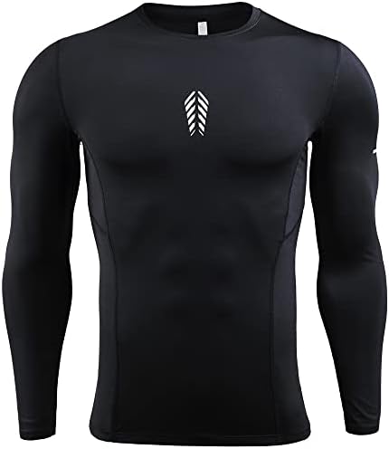 Camisas de corrida masculinas de Seganup Men camada de camada de base Quick Dry Shirts Sports Sports Gym Compression