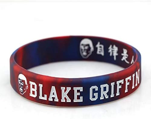 Fanwenfeng Basketball Griffin Inspirational Signature Wrists Sport Silicone Bracelet 4 PCs
