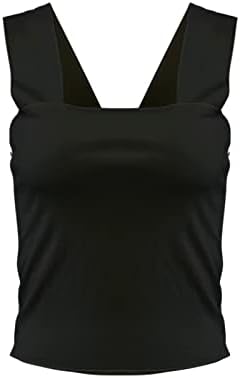 Camisas de Miashui com renda para mulheres suspensórios de malha feminino Cole -tanque casual e minimalista Small Tops ativos para mulheres