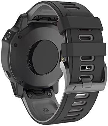 SDUTIO 22 26mm de faixa de relógio de ajuste rápido para Garmin Fenix ​​6x Pro Watch Silicone EasyFit Wrist Band