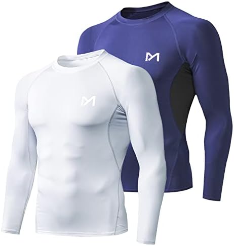Camisa de treino atlético de compressão masculina do Meetyoo