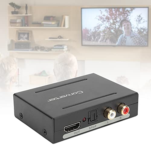4K HDMI Audio Extrator Splitter, HDMI para HDMI Conversor de áudio + Toslink óptico SPDIF + RCA L/R ADAPTOR AUNOG ANALÓGICO DE AUDIOGE