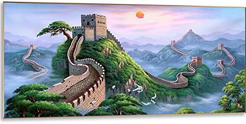 Instarry DIY 5D Diamante Kits para adultos Drill completa Great Wall of China Rhinestones Bordado Decoração de parede