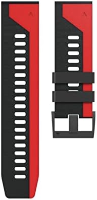 Ankang Sport Silicone Watch Band Strap para Garmin Fenix ​​6x 6 Pro 5x 5 mais 3 h Smartwatch 22 26mm EasyFit Raple Bread
