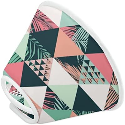 Abstract Trendy Pattern Print Print Cone Pet Recuperação Elizabeth Collar Protective for After Surgery