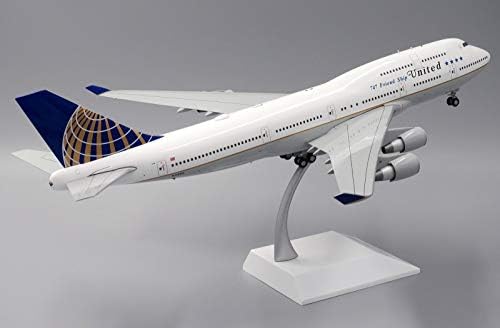JC Wings United Airlines for Boeing 747-400 Voo final N118ua 1/200 Aeronaves de modelo Diecast