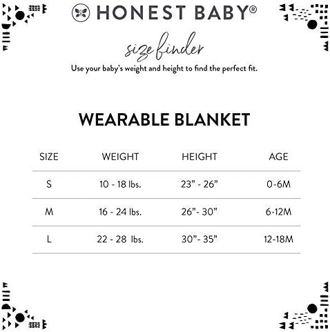 Honestbaby Baby Cotton Organic Classic Clanta de vestuário leve