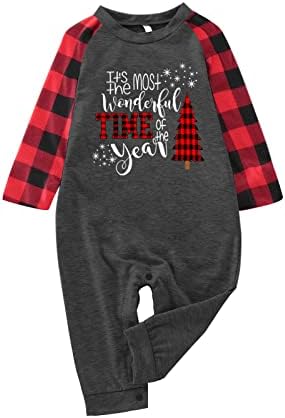 Pijama de Natal para a Family Natal Tree, é a época mais maravilhosa deste ano, impressão de PJS combinando conjuntos