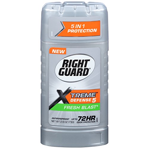 Guarda direita Xtreme Defense 5 Anti-perspirante e desodorante, explosão fresca 2,60 oz