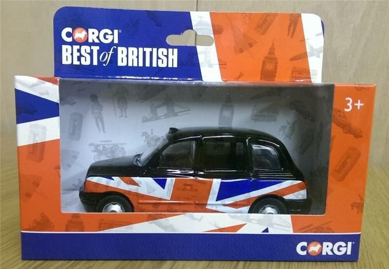 Corgi Best of British London Black Taxi 1:36 Modelo pré-construído do caminhão Diecast